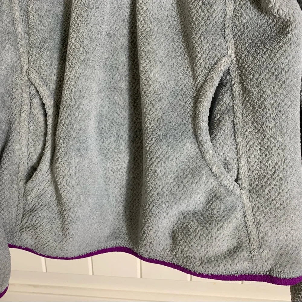 Patagonia Retool Snap Purple and Gray Pullover Women's Fleece Size Small - Picture 5 of 6